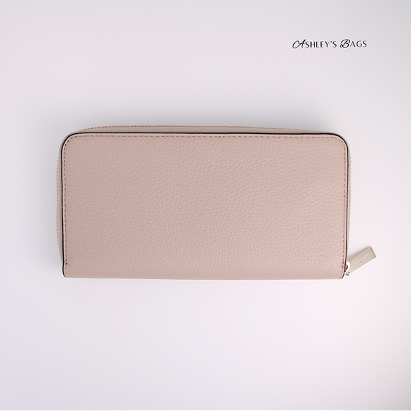 Kate Spade Leila  Colorblock Large Continental Wallet In Warm Beige - Picture 2 of 4